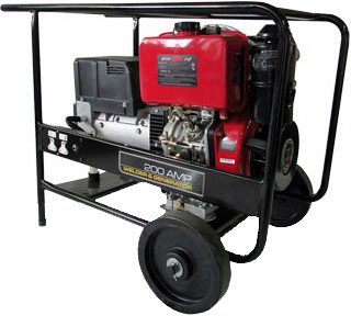 Bundu Diesel Welder Generator bp200dwe